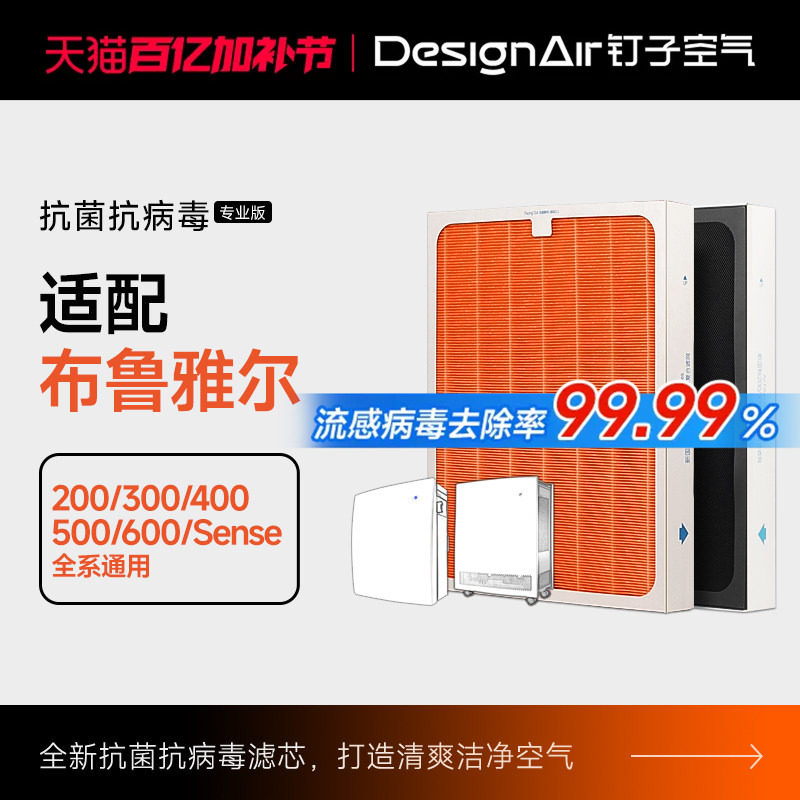 适配blueair布鲁雅尔空气净化器滤网201/503/550e/203/403过滤芯