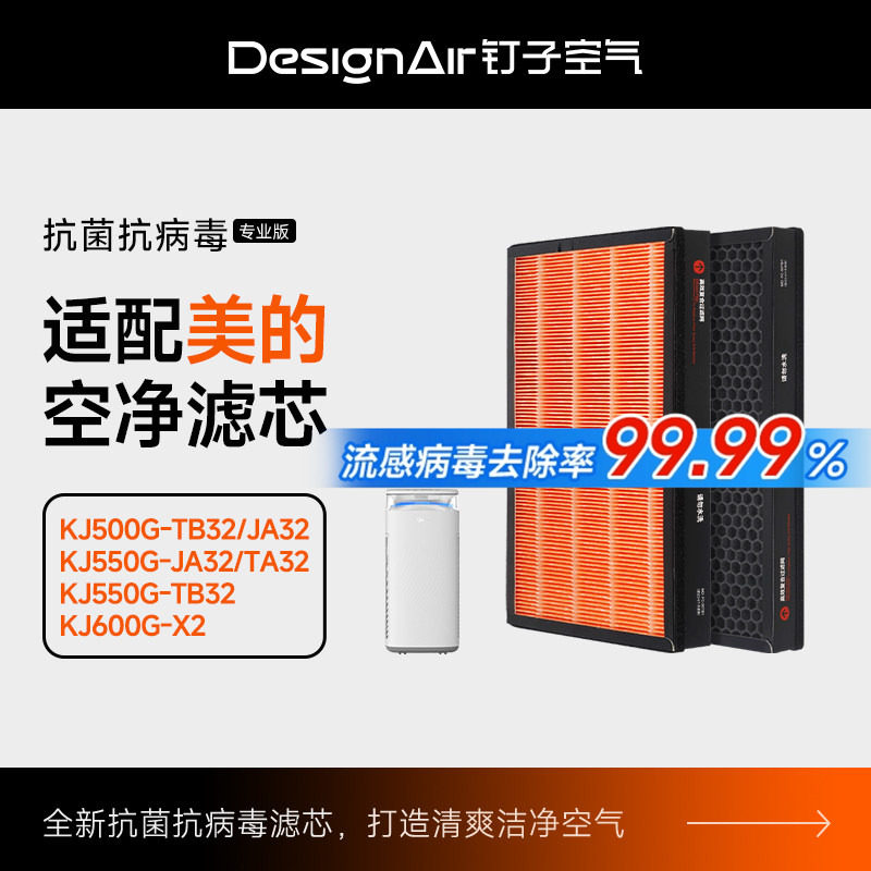 适配美的空气净化器过滤网图片