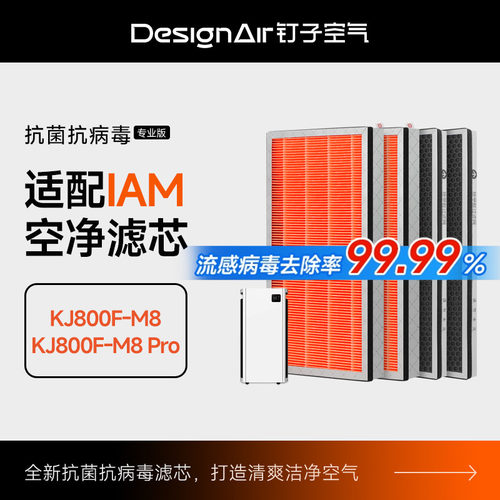 适配IAM空气净化器M8/Pro过滤网
