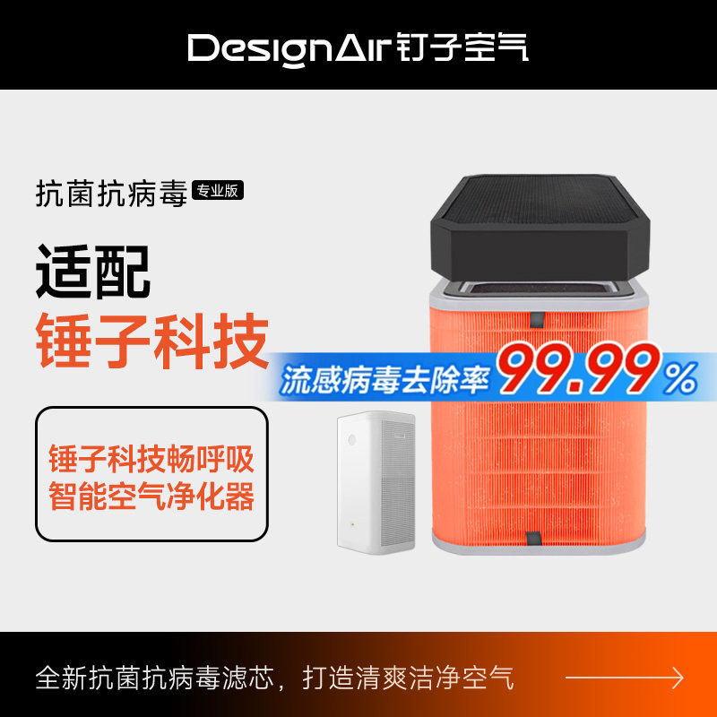 适配锤子科技畅呼吸净化器过滤网
