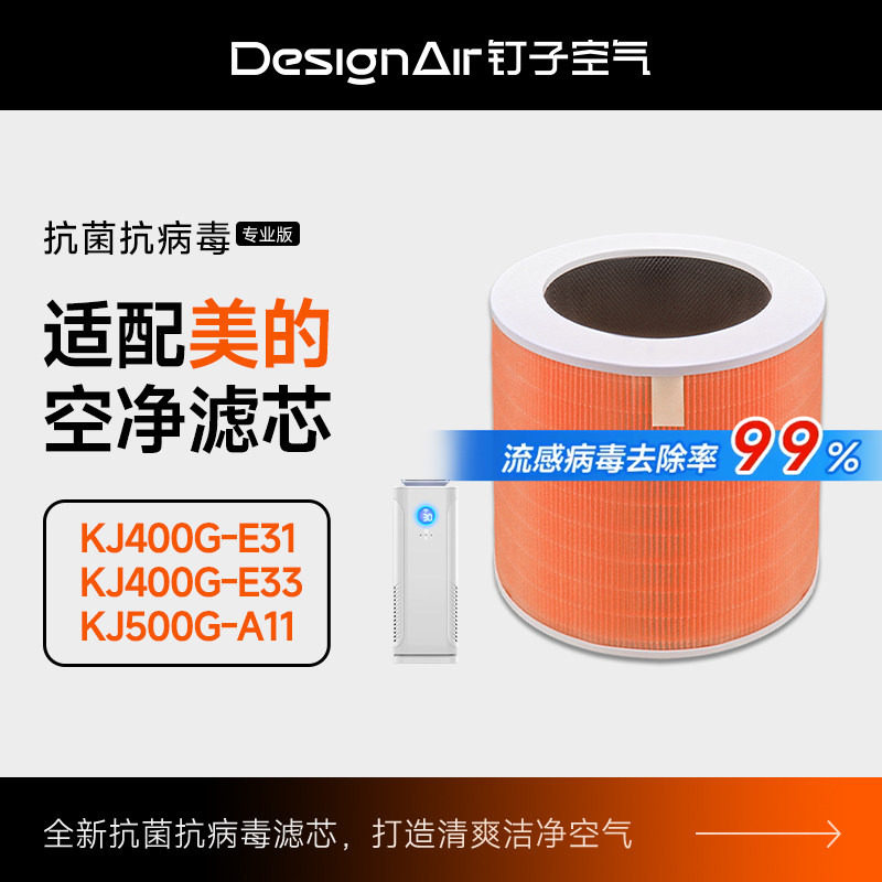 适配美的空气净化器滤网