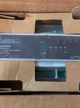 全新Crestron快思聪DIN-4DIMFLV4 4路0-10V调光模块现货