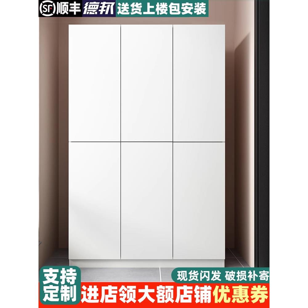 阳台储物柜防晒防水收纳高柜家用大容量杂物置物柜飘窗鞋柜子定制