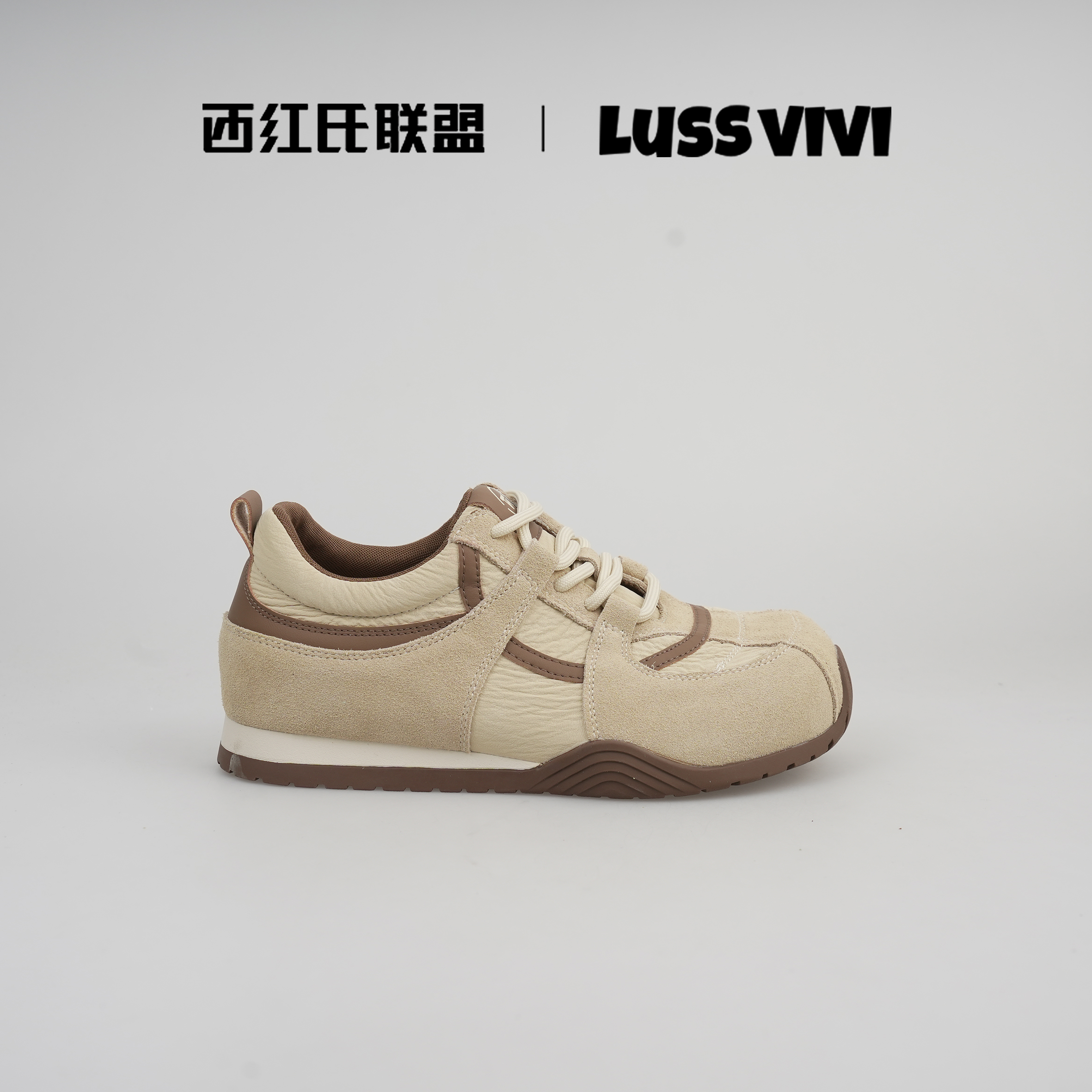 【西红氏•双12限时折扣】休闲鞋V23025900-1736跟高2cm半码拍大