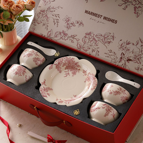 复古餐具套装喜庆结婚礼物