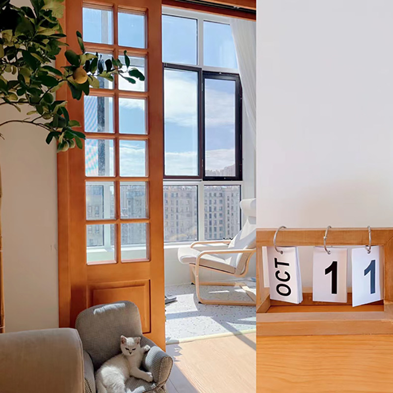 日式格子门客厅玻璃门厨房推拉门阳台隔断门实木折叠门卧室平开门