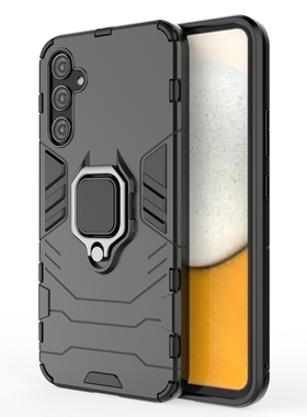 军事防摔三星A34手机壳三星GalaxyA34 5G铠甲保护SM一A346B保护套个性一体车载指环硅胶磨砂潮适用