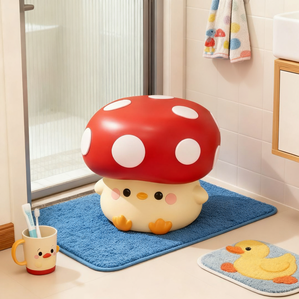 卡通风可爱蘑菇造型儿童坐凳宝宝小凳子室内家具,住宅家具,儿童凳,淘宝优惠券,粉丝福利购,淘宝优惠卷