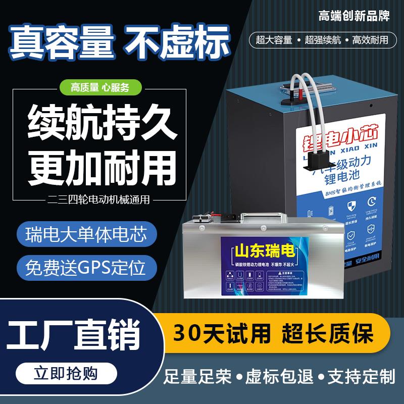 电池蜂巢比亚迪宁德12v24v48v60伏强启户外自驾露营摆摊电动房车