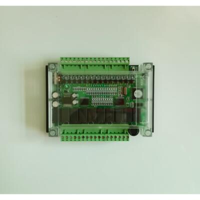 国产PLC工控板兼容三菱FX1N24MRMT控制器在线下载保持模拟量脉冲