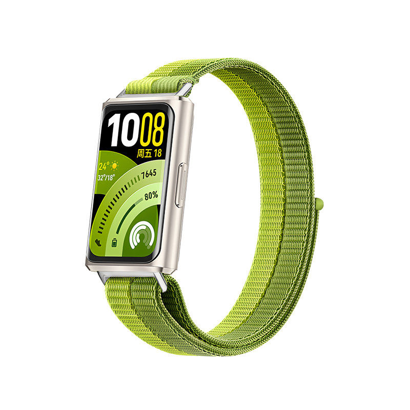 适用华为手环11表带华为运动手环11pro表带11nfc版腕带编织8/9/10手表表带替换带尼龙编织魔术贴表带