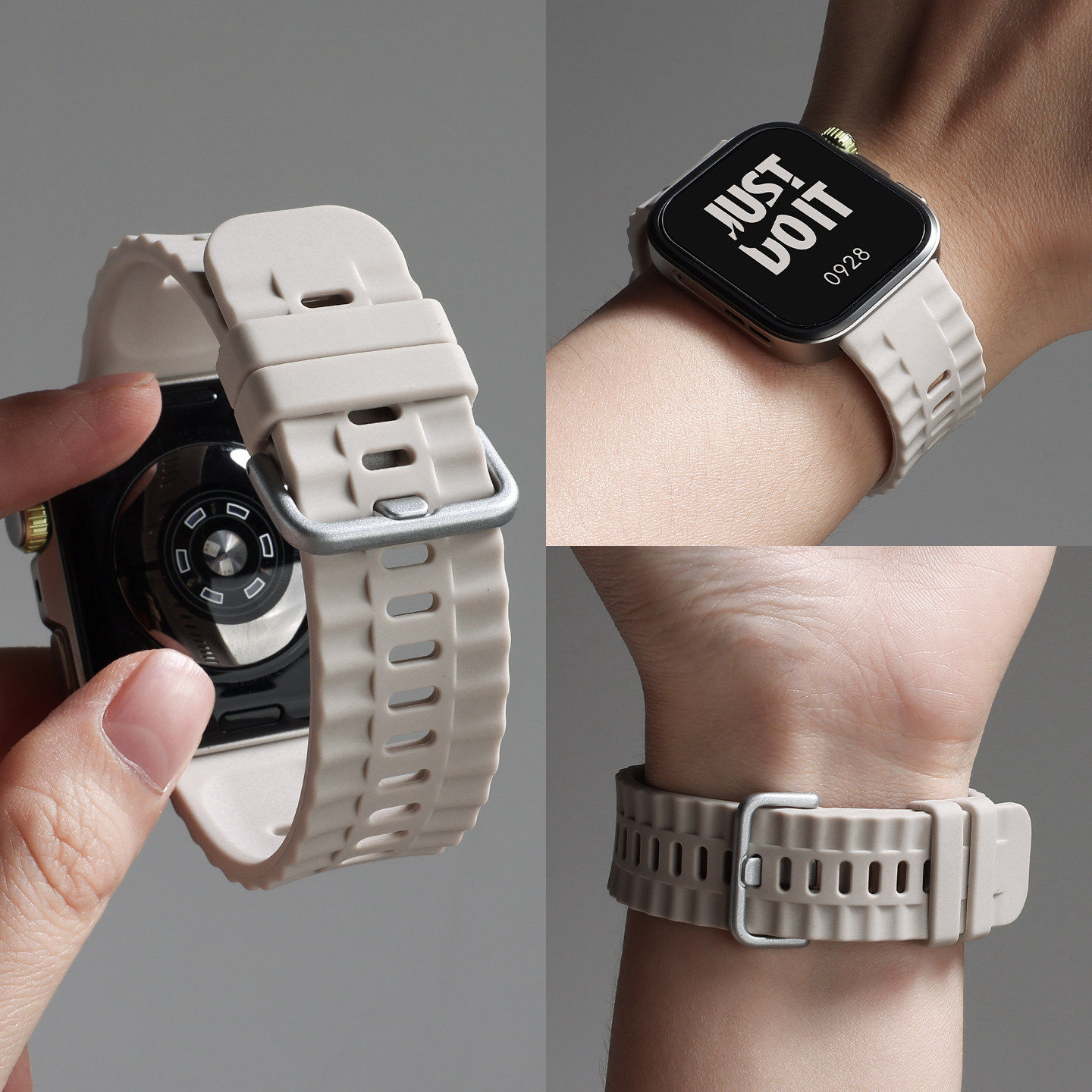 适用华为fit4硅胶表带
