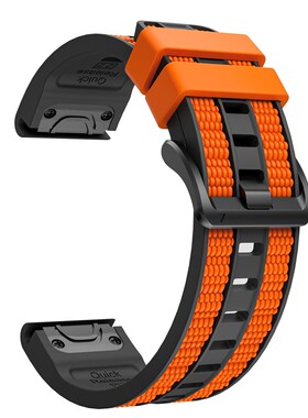 适用Garmin佳明Fenix8硅胶表带非凡enduro3快拆tactix8腕带Epix Pro硅胶Fenix7/7pro时尚表带
