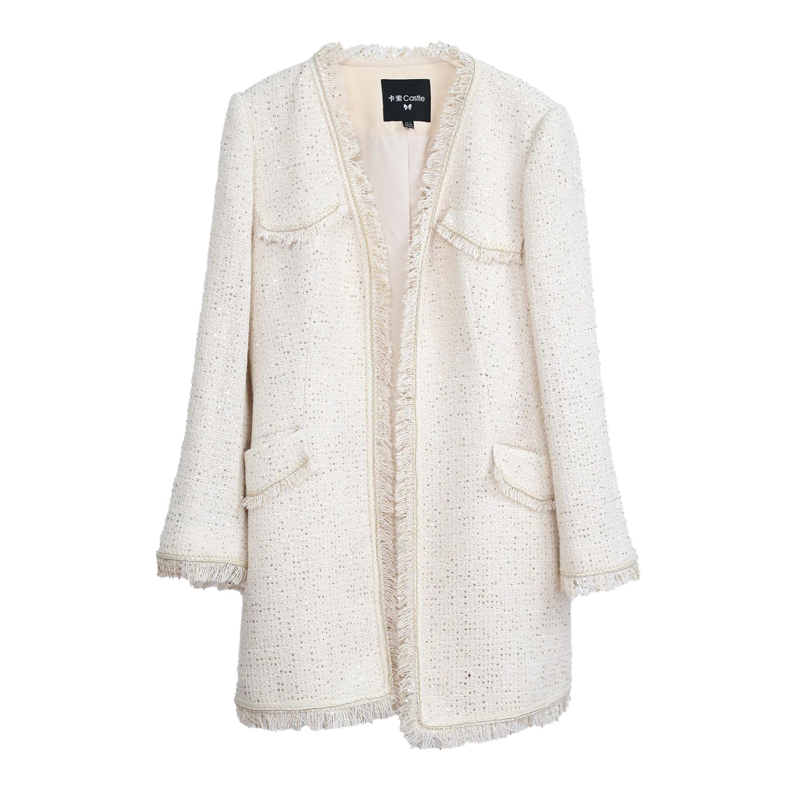 卡索castle时尚毛呢外套女装