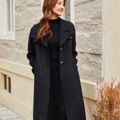 ET9245334763卡索castle毛呢大衣202新款 简约气质女商场同款 外套