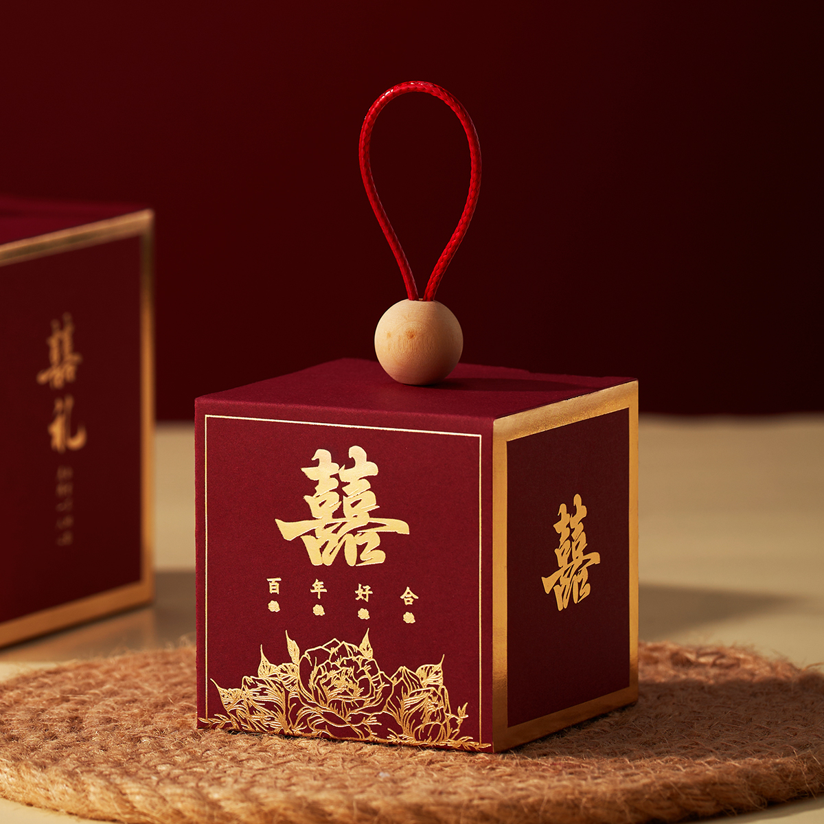 喜糖盒新款中式喜糖袋包装盒