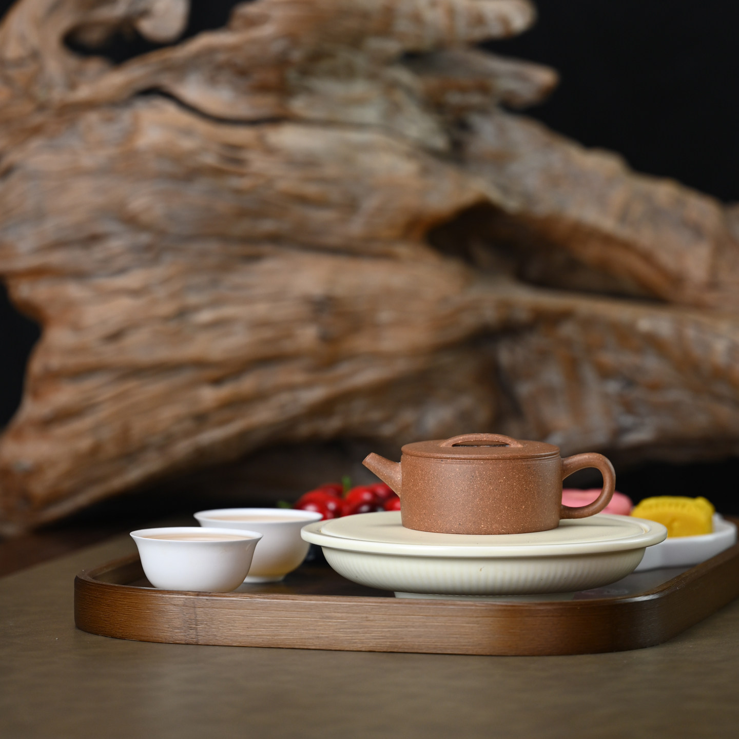 宜兴紫砂壶功夫茶壶原矿老段泥纯手工大口汉瓦光素小品自用130ML