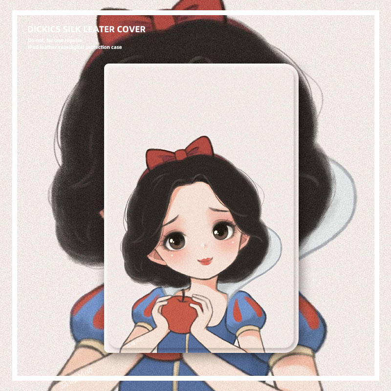 苹果ipad保护套带笔槽白雪公主