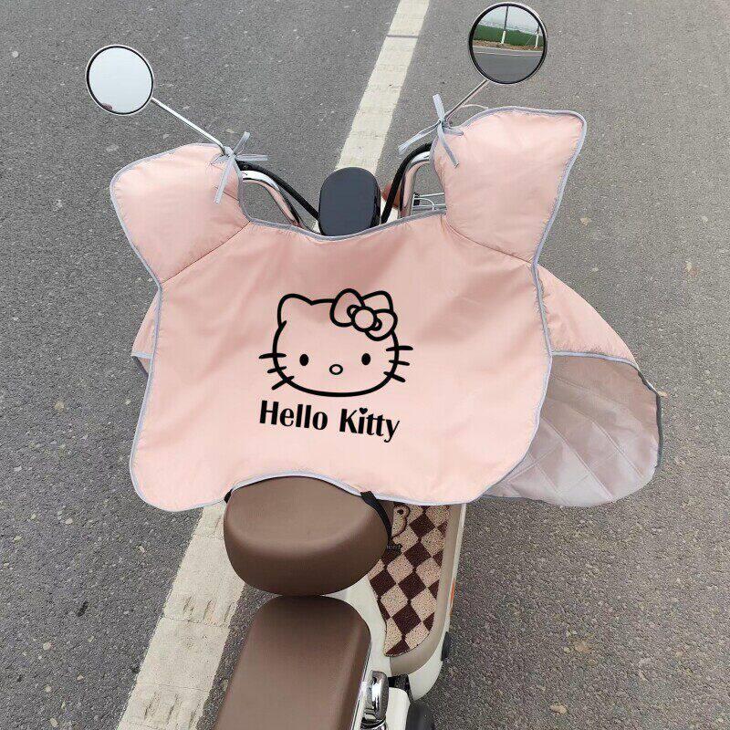 电动车挡风被夏季防晒防水薄款滑板车女士高颜值防风罩遮阳隔热