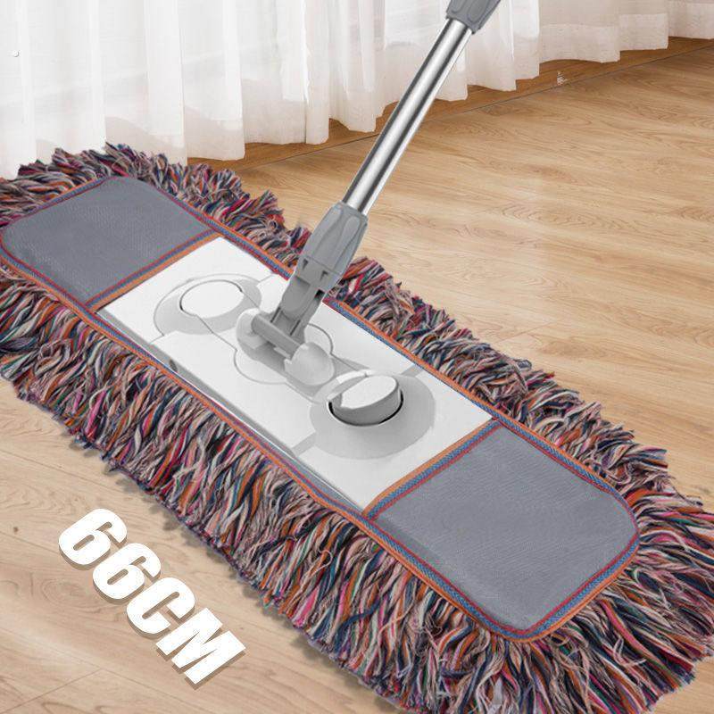 大号棉线平板拖把家用懒人专用拖布干湿两用免手洗拖地拖把一拖净,家庭/个人清洁工具,平板拖把,淘宝优惠券,粉丝福利购,淘宝优惠卷