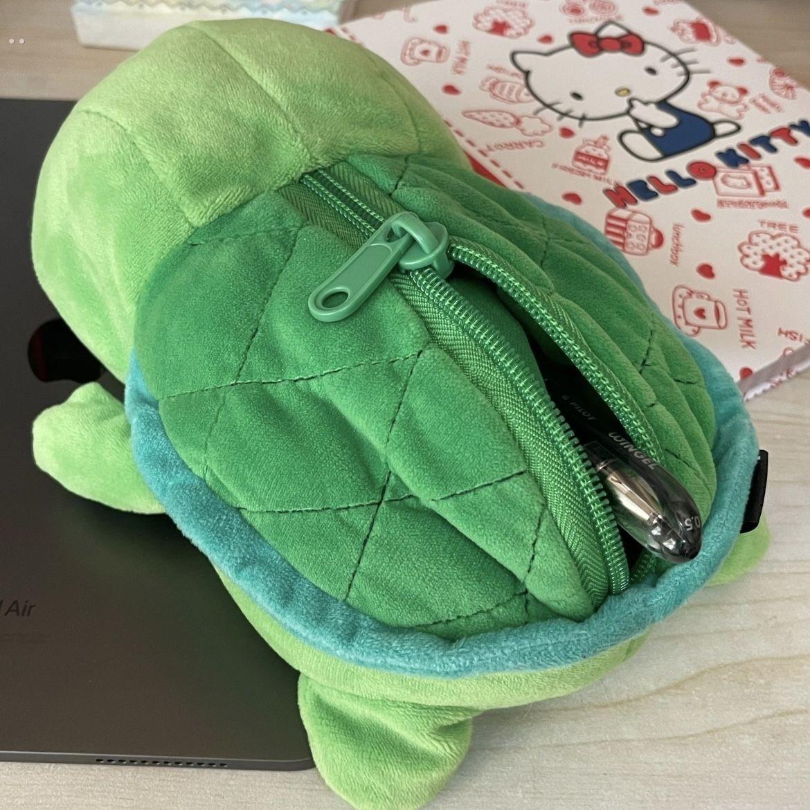 暗藏玄机的笔袋文具好物推荐闺蜜笔袋抽象防丢笔袋轻奢高级感毛绒