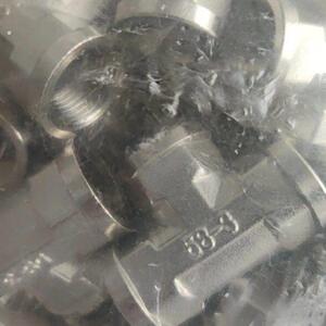 镀镍铜三通4分内丝三通水用铜三通凯伟