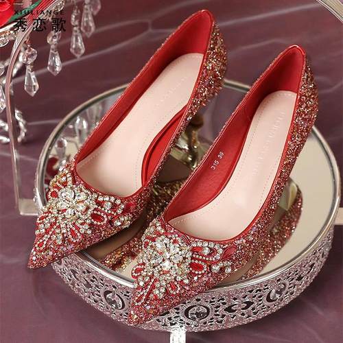 收藏加购送小礼品-婚鞋