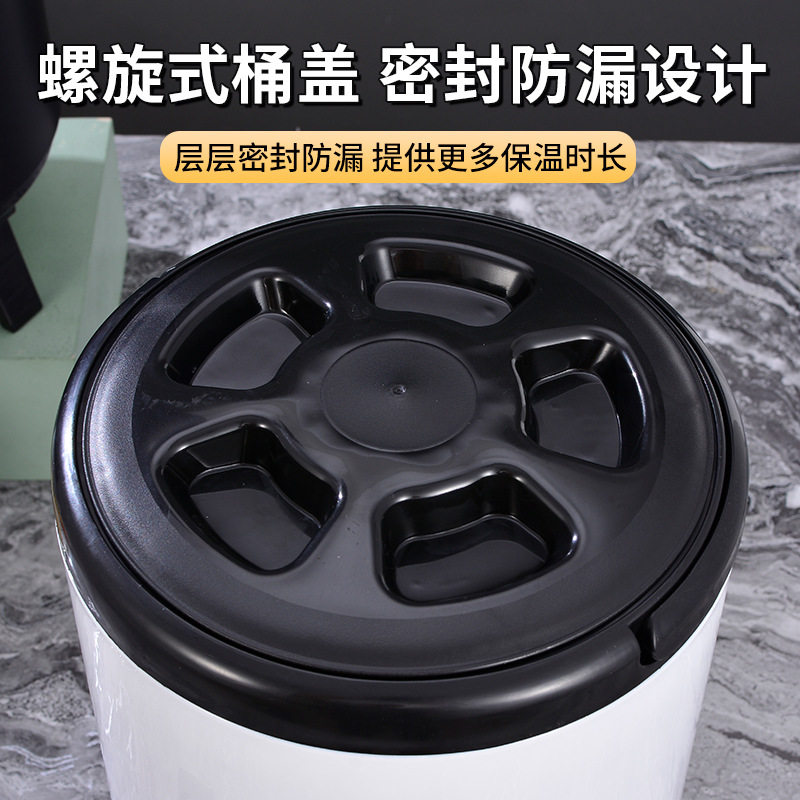 不锈钢奶茶桶加厚双层保