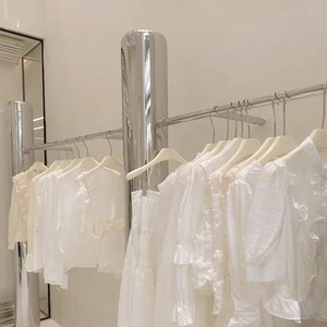 服装店衣架女专用实木衣