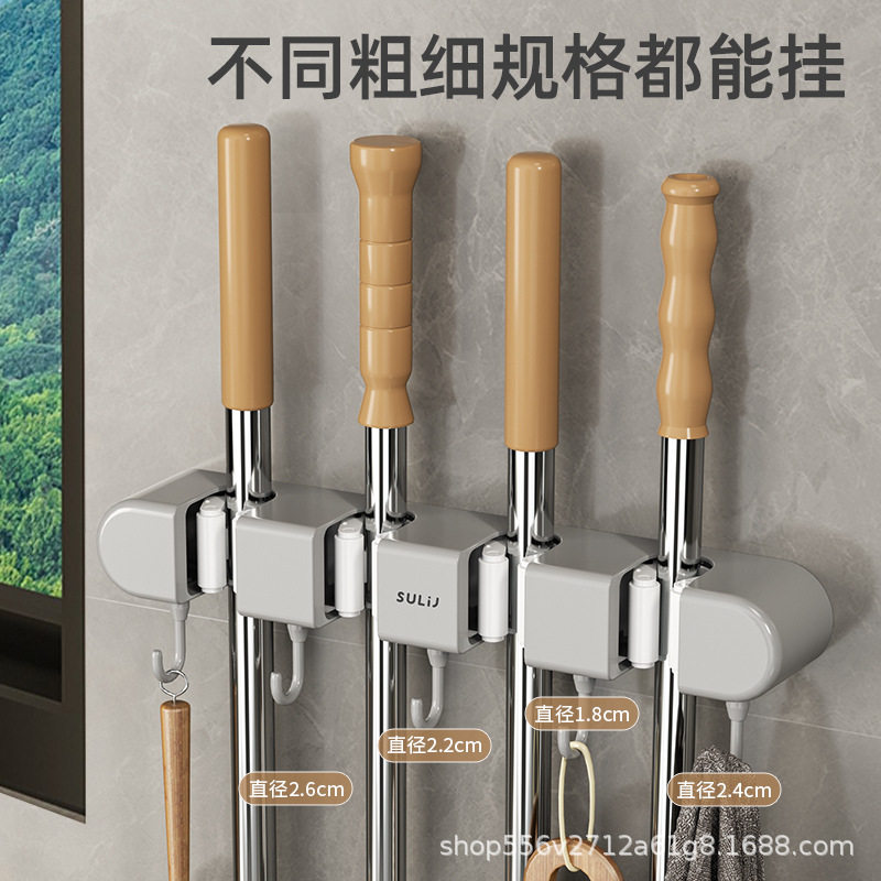 拖把夹拖布挂钩扫把固定