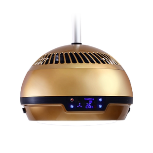 圆形棋牌室空气净化器抽烟升降吊灯吸烟馆房伸缩室内麻将机吸烟灯