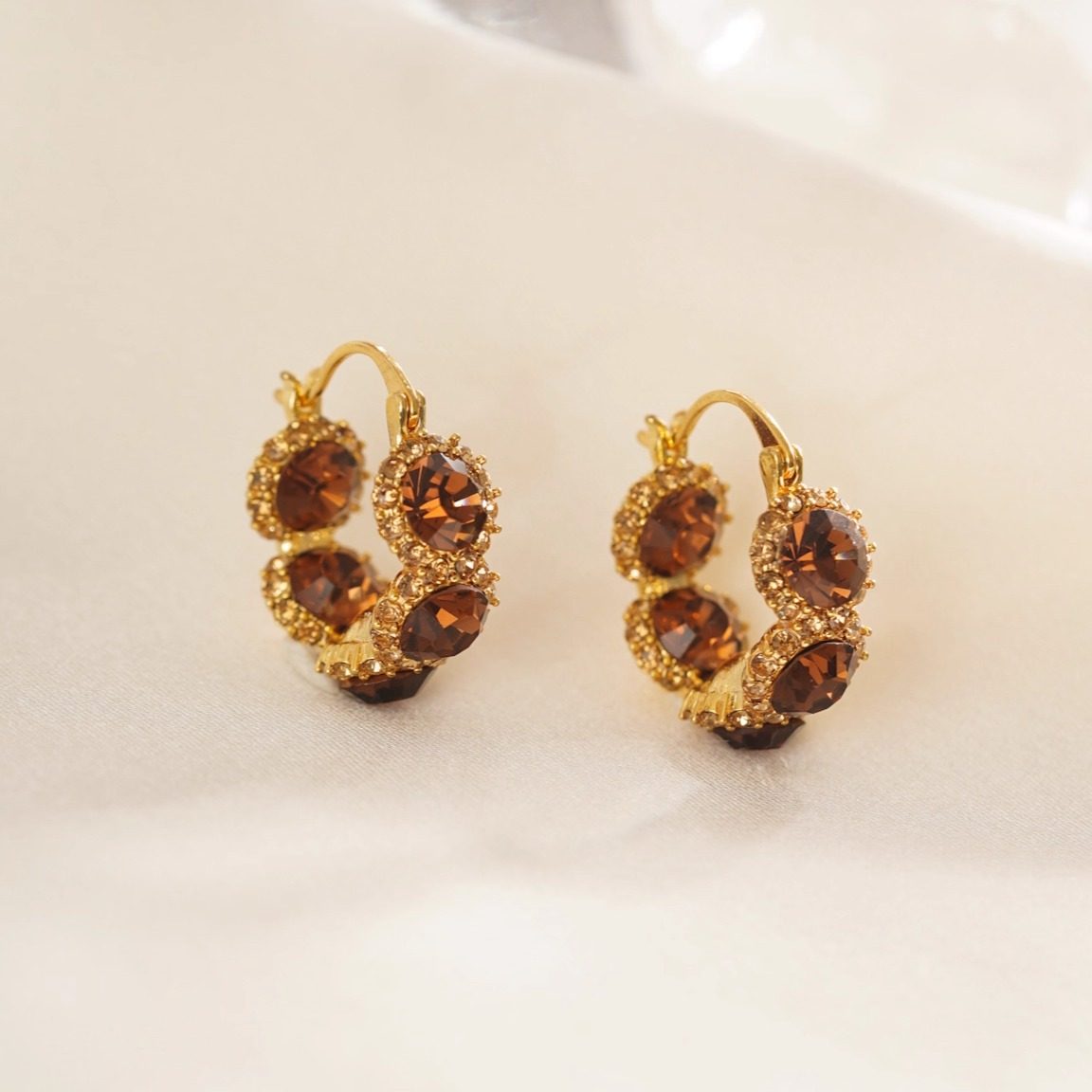 A美拉德耳圈耳环2025新款爆高级感独特漂亮巨好看轻奢女人味绝美,饰品/流行首饰/时尚饰品新,耳环,淘宝优惠券,粉丝福利购,淘宝优惠卷