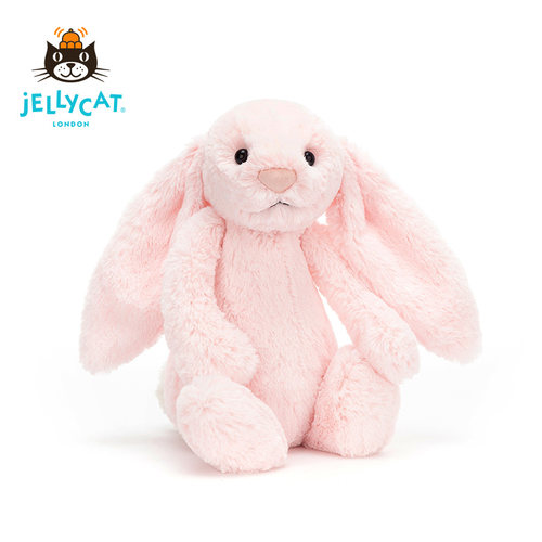正品Jellycat经典害羞乳白色甜美邦尼兔毛绒玩偶36cm 可挑脸