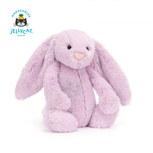 正品jellycat经典害羞乳白色邦尼兔毛绒玩偶可爱玩具礼物36cm