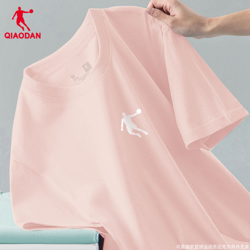 乔丹运动短袖T恤女2026夏季新款透气棉质健身跑步正肩显瘦上衣女