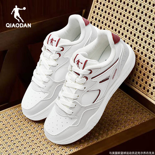 运动鞋乔丹板鞋防滑系带低女