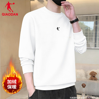 乔丹男士加绒加厚保暖运动卫衣