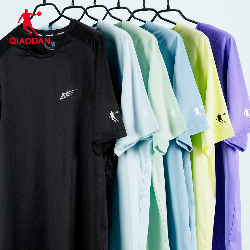 乔丹飞影速干短袖t恤男士2026夏季新款品牌男装马拉松跑步运动服
