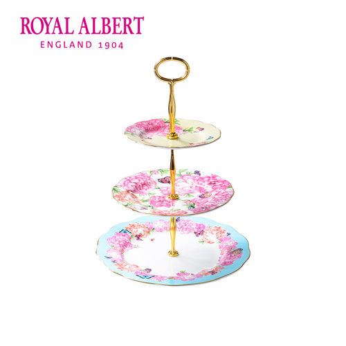RoyalAlbert点心盘皇家米兰达