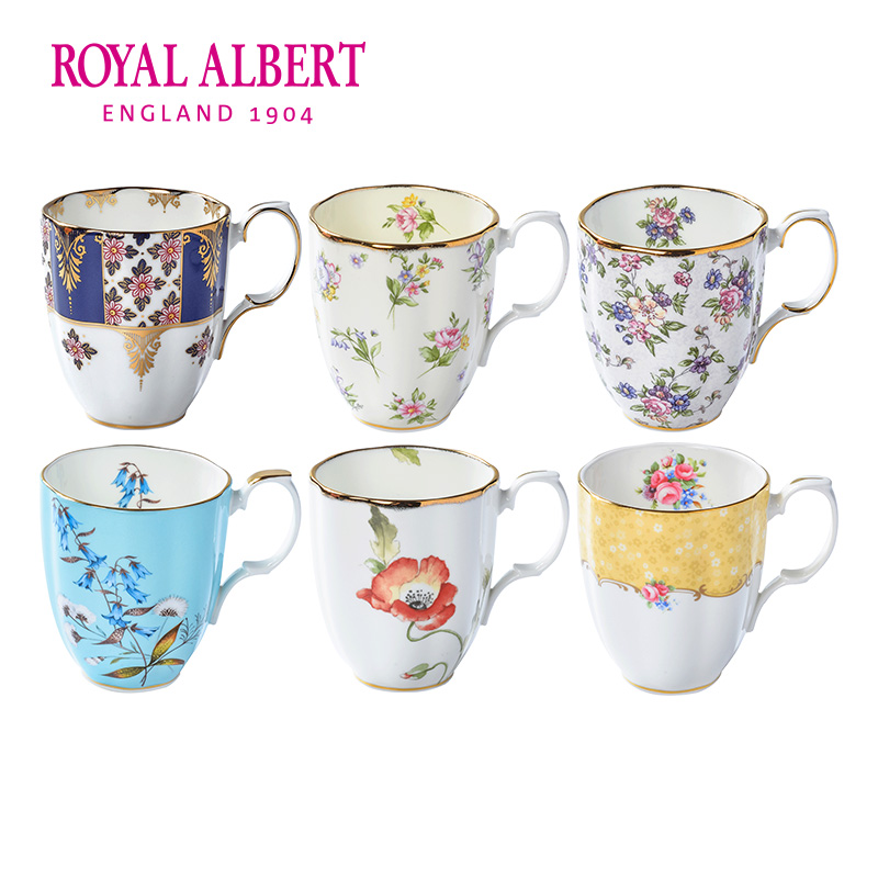 RoyalAlbert骨瓷欧式马克杯