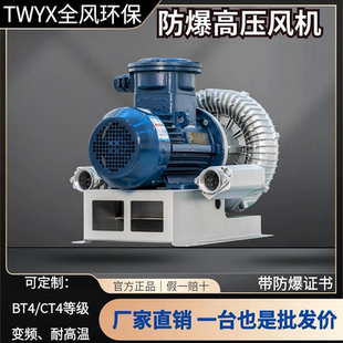 41D FBZ 0.75KW全风防爆风机0.75千瓦火炬沼气增压防爆旋涡气泵