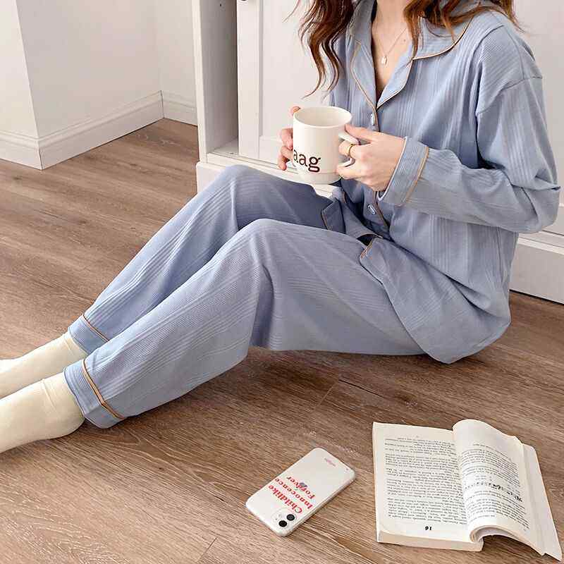 黛富婷月子服夏季薄款纯棉哺乳睡衣女春秋装产后孕妇产妇喂奶衣怀