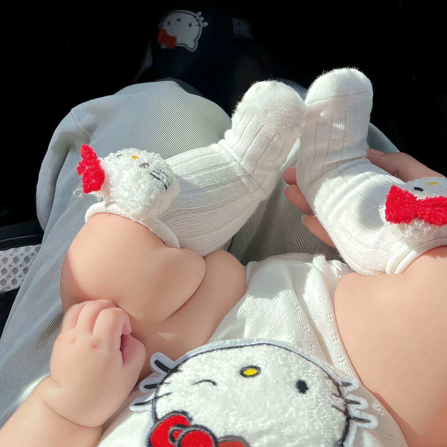 HelloKitty婴儿袜子薄款小月龄