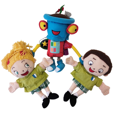 现货牛津 get set go 手偶娃娃 hand puppets 牛津大学出版社幼儿园英语教材3-6岁儿童启蒙公立幼儿园专用教材