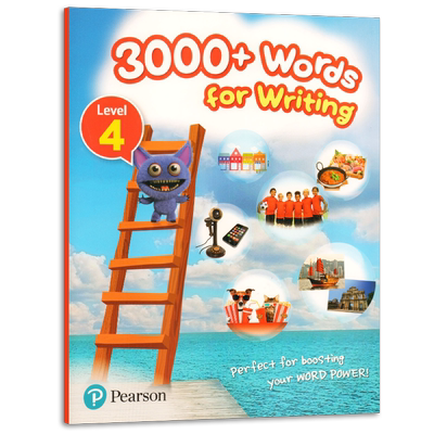 现货原版 3000+ words for writing level 4级别 香港朗文少儿英语教材 写作课程3000词  培生pet 剑桥少儿英语测试pet备考词汇