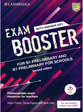 剑桥PET考试 Exam Booster for Preliminary B1 and Preliminary for Schools Revised 2020 Exams 第二版教师用书 内附答案含音频
