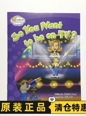 朗文Longman Reading Project Bright Readers So You Want to be on TV？Level 6年级 英文原版少儿英语分级阅读绘本