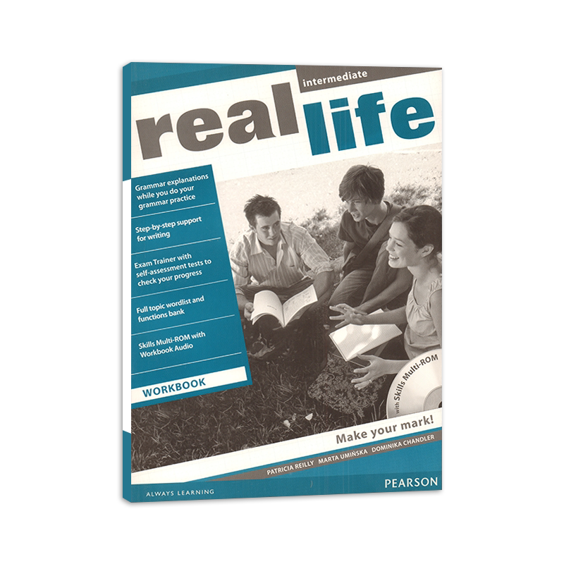 现货原版 Real Life intermediate 中级练习册 培生朗文中学英语教材 朗文环球英语教材 高中美誉数字化课堂互动教材
