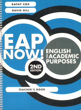 特价清仓 英文原版 EAP NOW！English For Academic Purposes 2nd Edition Teacher's Book Eap现在学术英语 第二版 教师用书