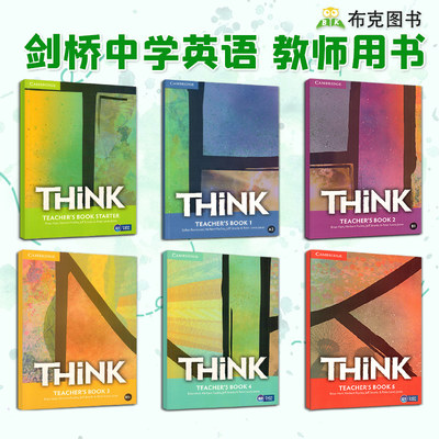 现货 原版英国剑桥大学初中青少年英语教材Teacher's Book Level Think starter/1/2/3/4/5 级 教师用书 教学大纲 赠送音视频答案